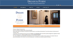 Desktop Screenshot of deganifusini.com