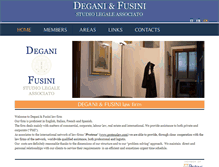 Tablet Screenshot of deganifusini.com